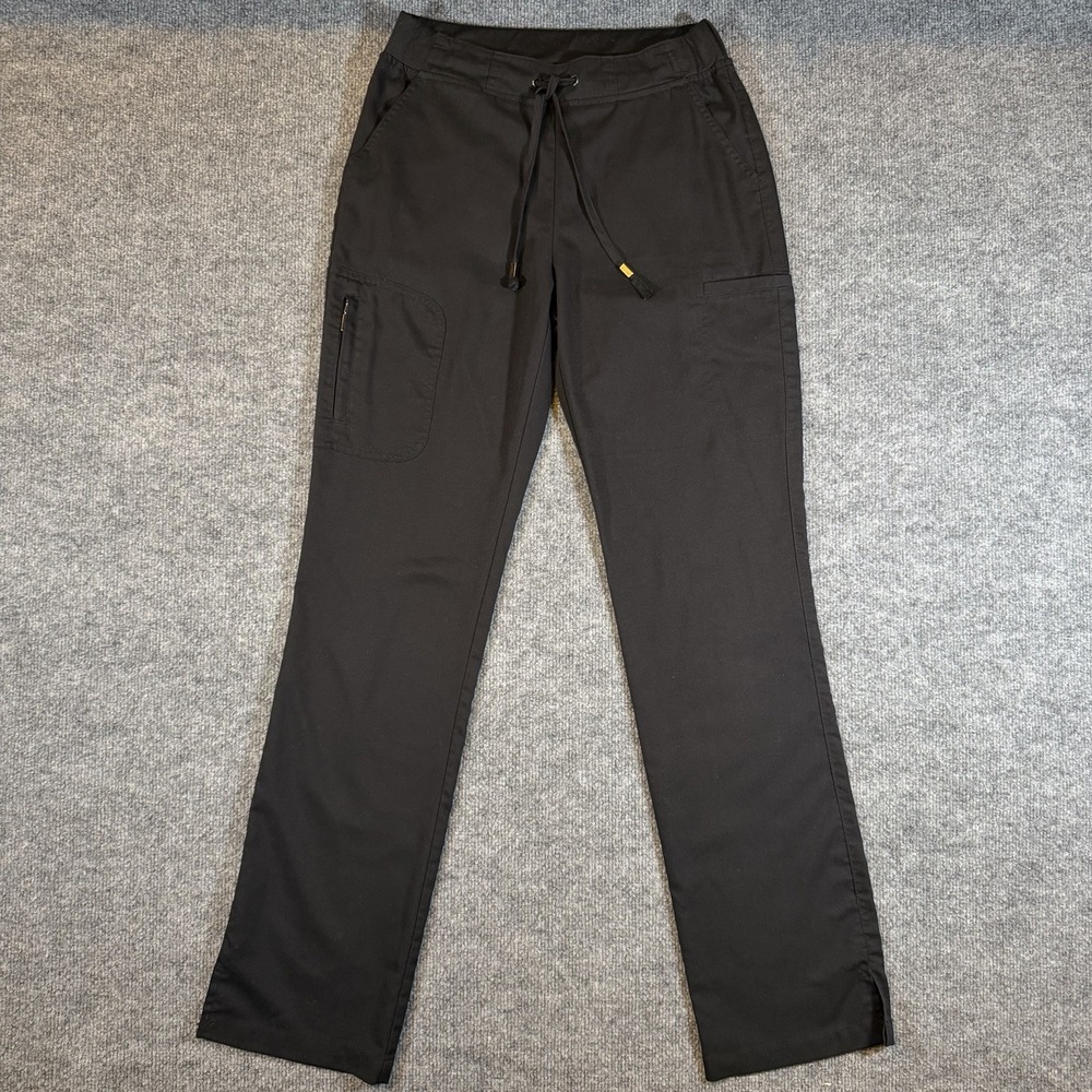 Grey's Anatomy by Barco Scrub Pants‎ Womens XS Black Stretch Drawstring Pockets
